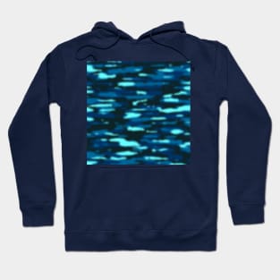 Camouflage Blue Turquoise Hoodie